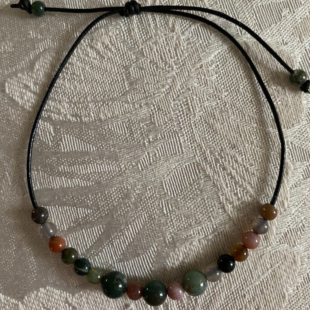 Jasper beaded bracelet